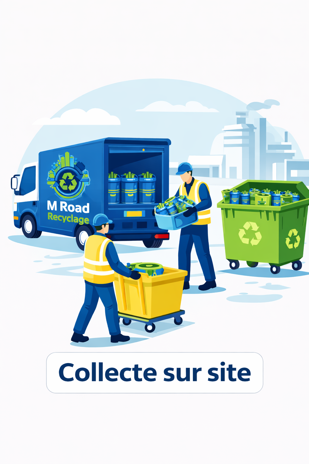 Collecte sur site batteries lithium