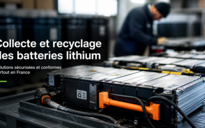 Collecte de batteries lithium pour les entreprises : obligations et solutions en France